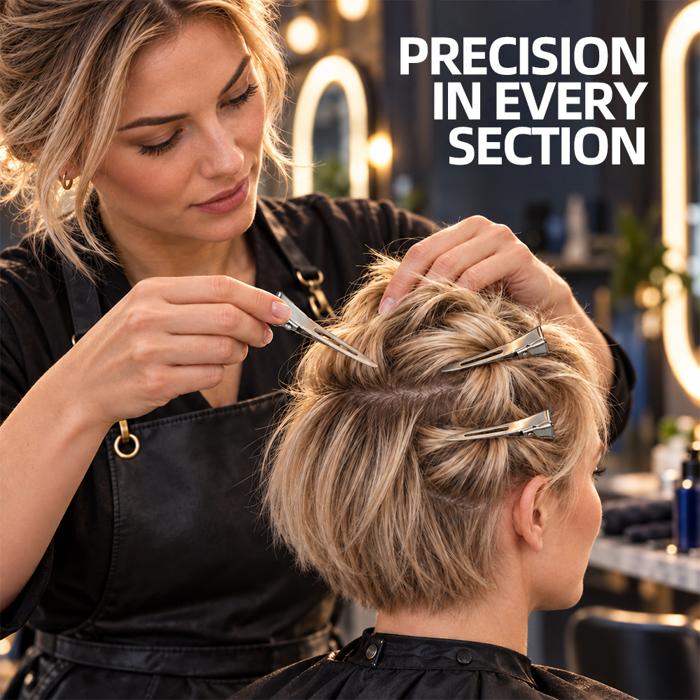 hair styling positioning clips